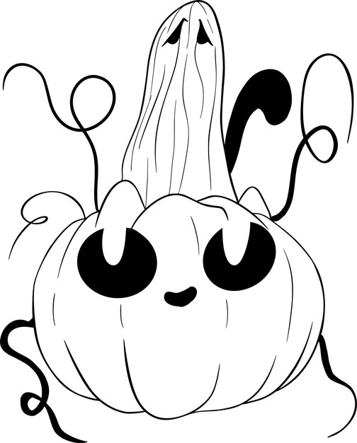 Halloween coloring page for kids