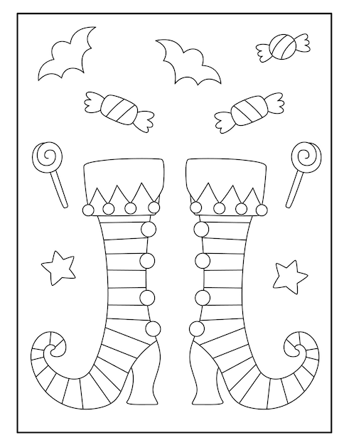 Halloween coloring pages for kids