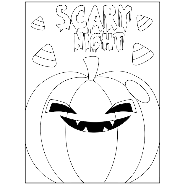 Halloween Coloring Pages For Kids