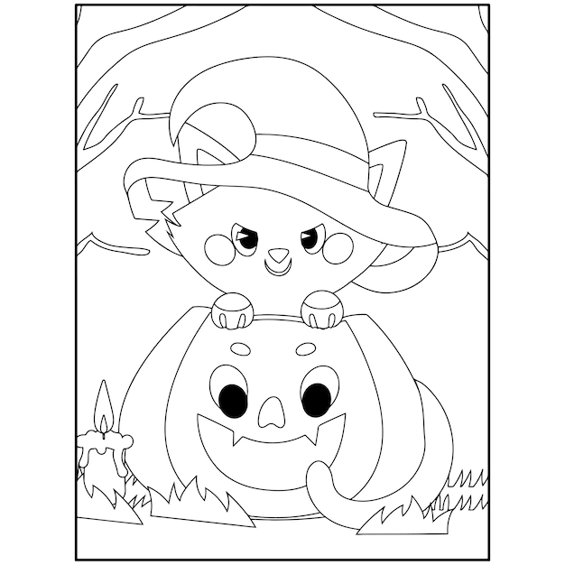 Halloween Coloring Pages For Kids