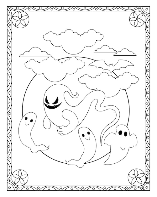 Halloween Coloring Pages for Kids