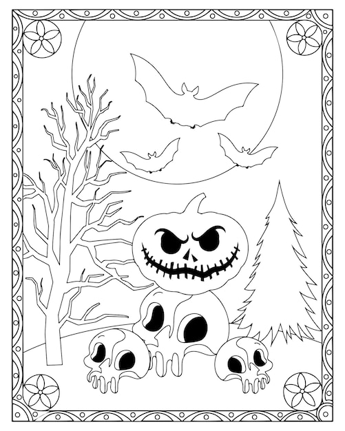 Halloween Coloring Pages for Kids