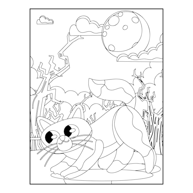 Halloween coloring pages for kids