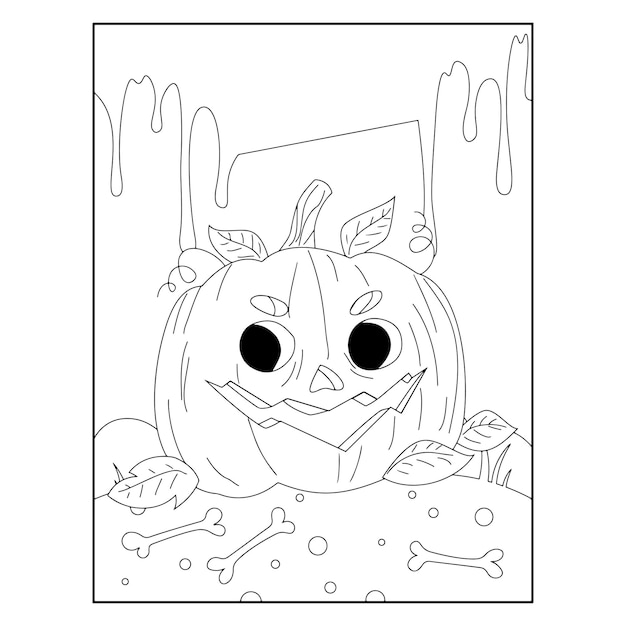 Halloween coloring pages for kids