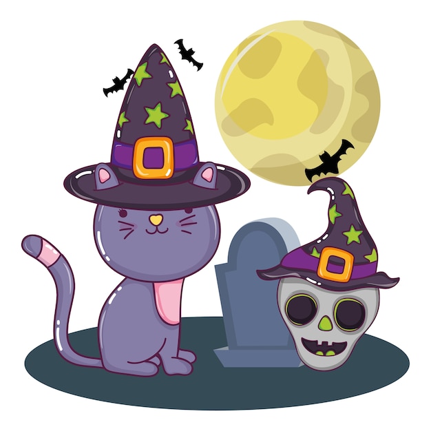 Halloween cute cartoons