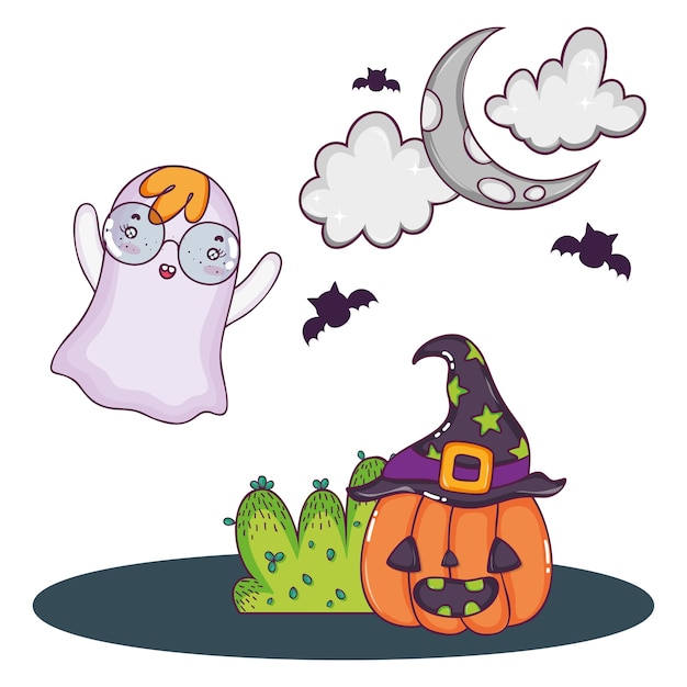 Halloween cute cartoons