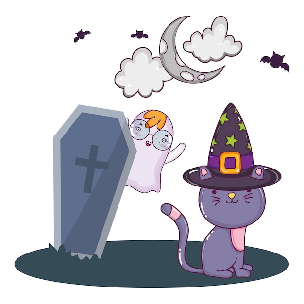 Halloween cute cartoons