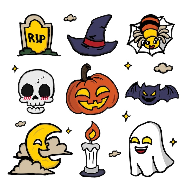 Halloween Cute Illustration Collection