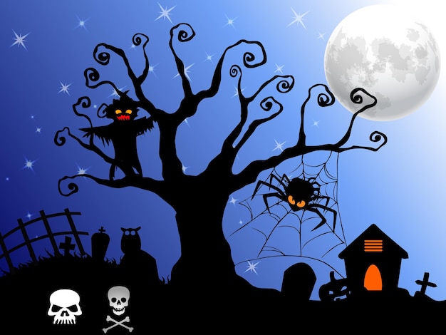 Halloween day festival icons for banners cards flyers social media wallpapers etc