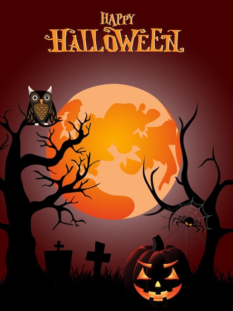 Halloween day festival icons for banners cards flyers social media wallpapers etc