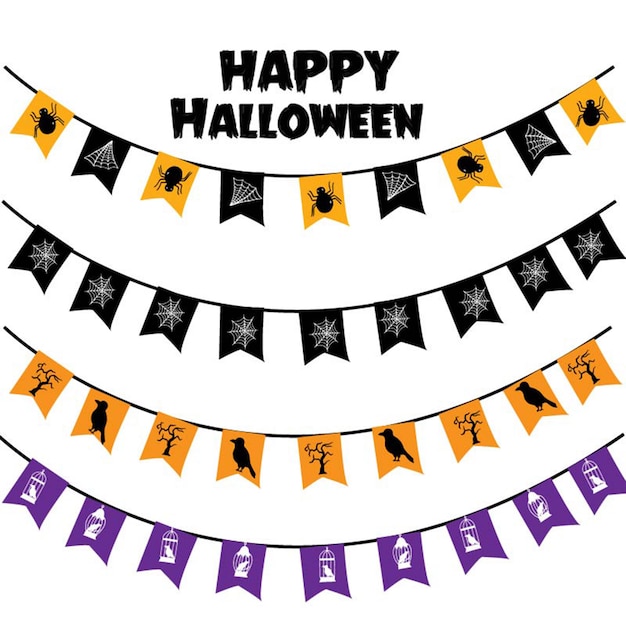 Halloween Decoration Vector