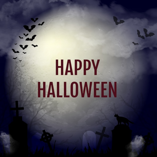 Halloween design background 