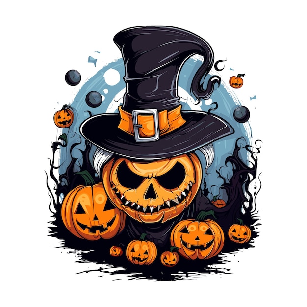 Halloween design vector pumpkin squash