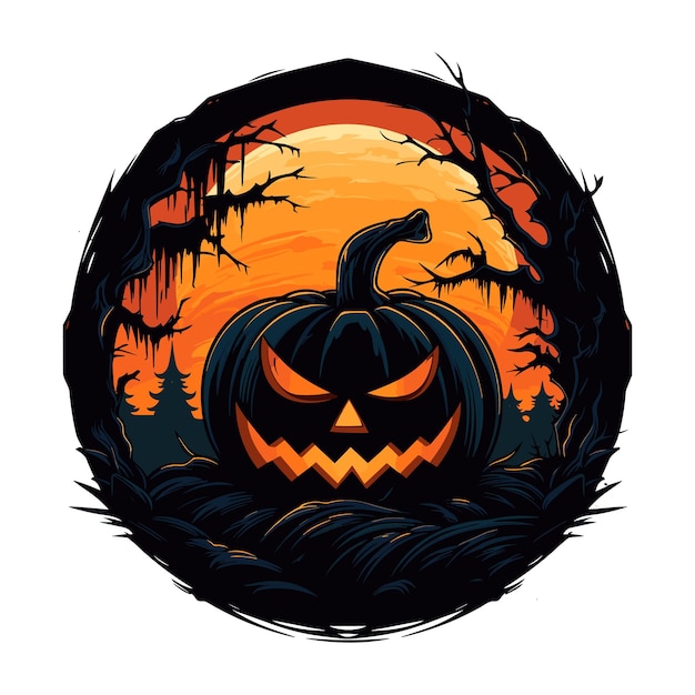 Halloween design vector pumpkin squash