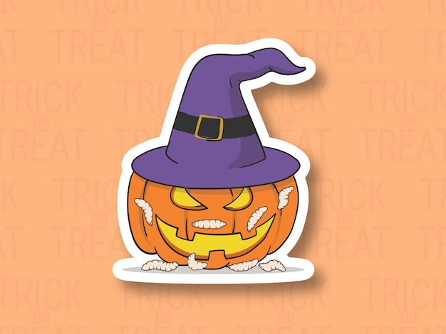 Halloween doodle sticker designs for Halloween decorations