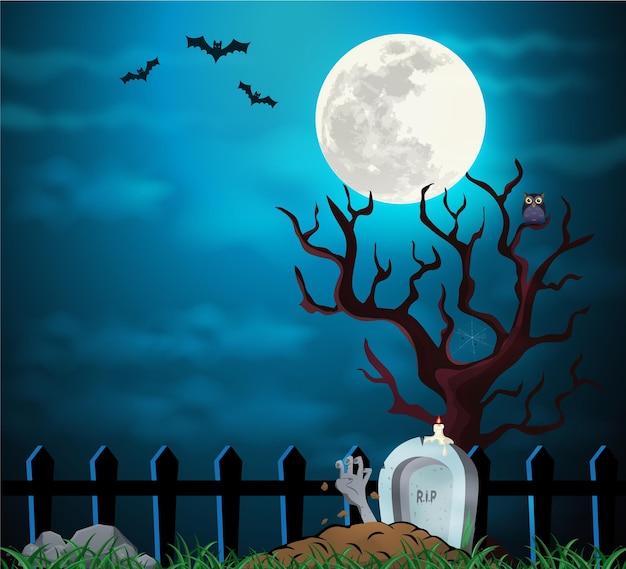 Halloween Fantasy Background