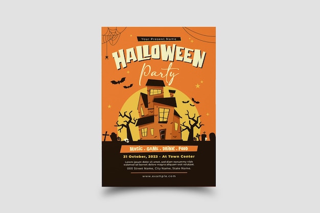 halloween flyer template