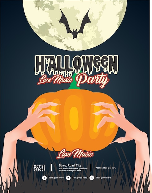 Halloween flyer