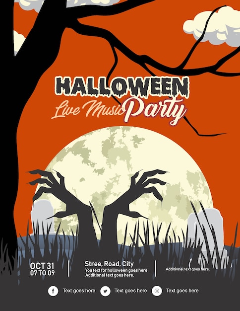 Halloween flyer