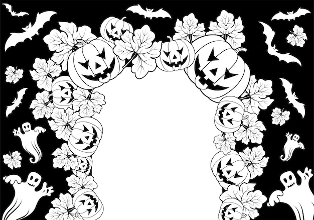 Halloween frame