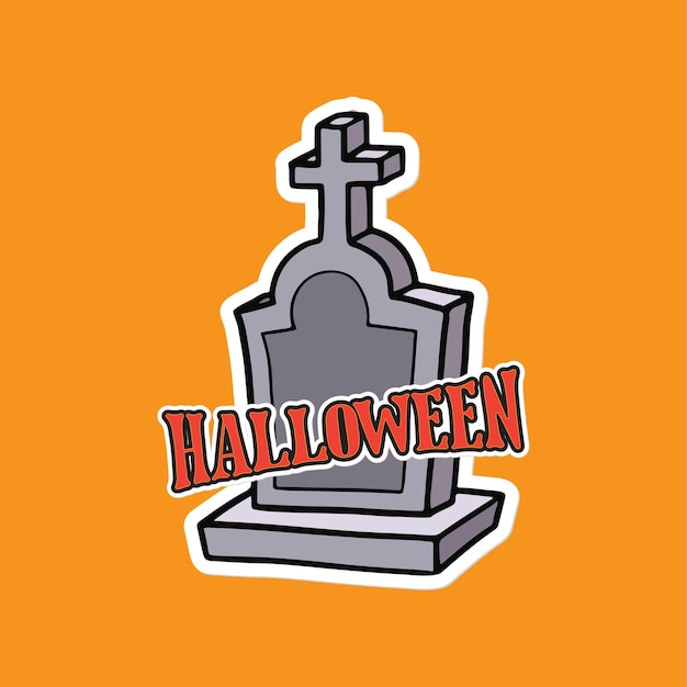 Halloween grave stickers