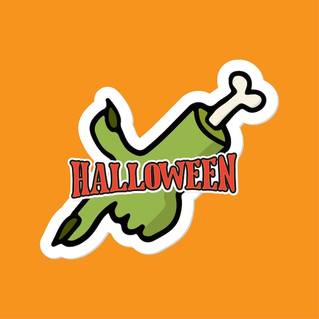 Halloween hand stickers