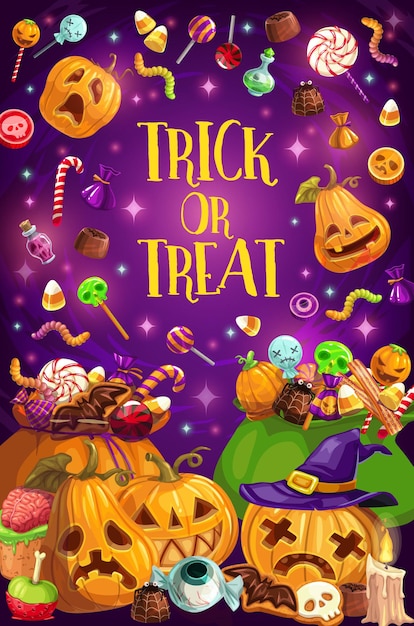 Halloween holiday trick or treat pumpkin