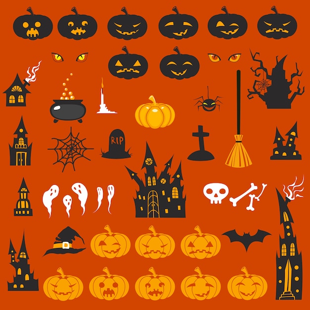 Halloween icons