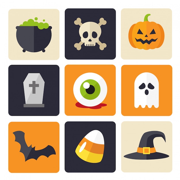 Halloween icons