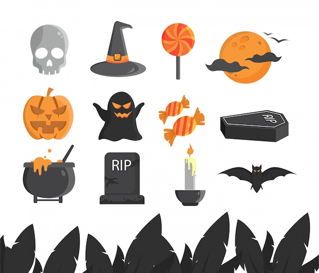 Halloween icons