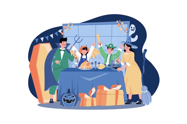 Halloween Illustration concept