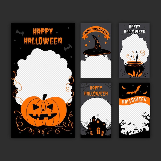 Halloween instagram stories collection