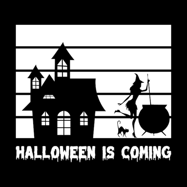 Halloween is Coming tshirt design