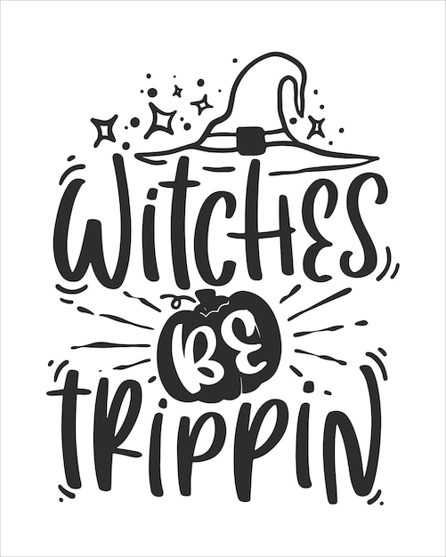 Halloween Lettering Quotes and Sayings For Printable Poster And Halloween Greeting Cards