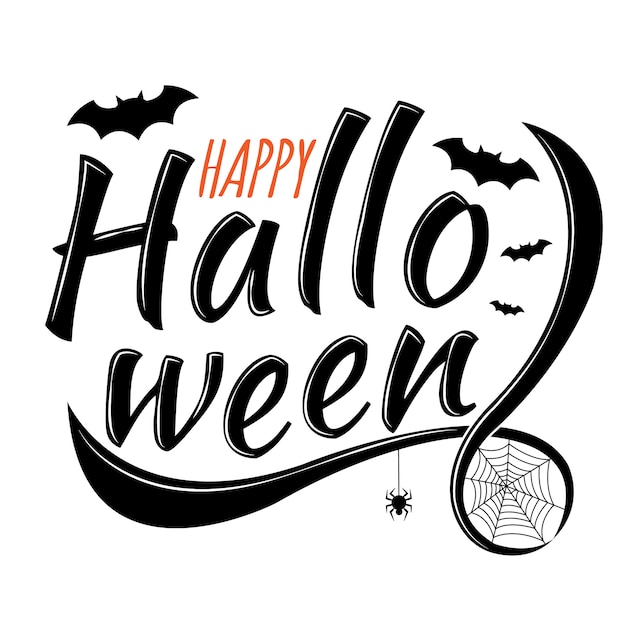 Halloween lettering