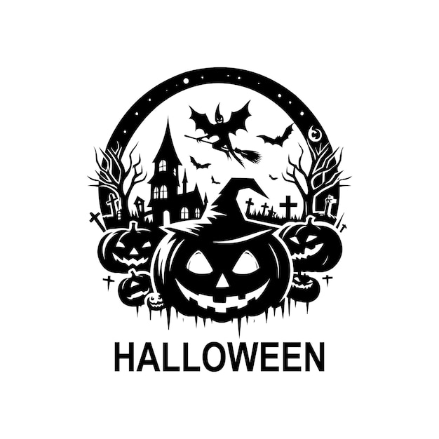 Halloween logo design