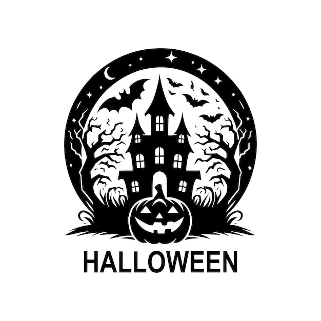 Halloween logo design