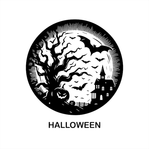 Halloween logo design