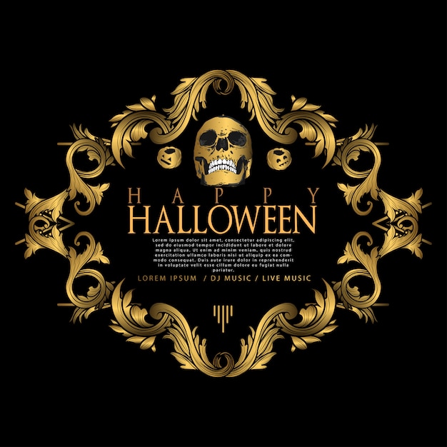 Halloween luxury party