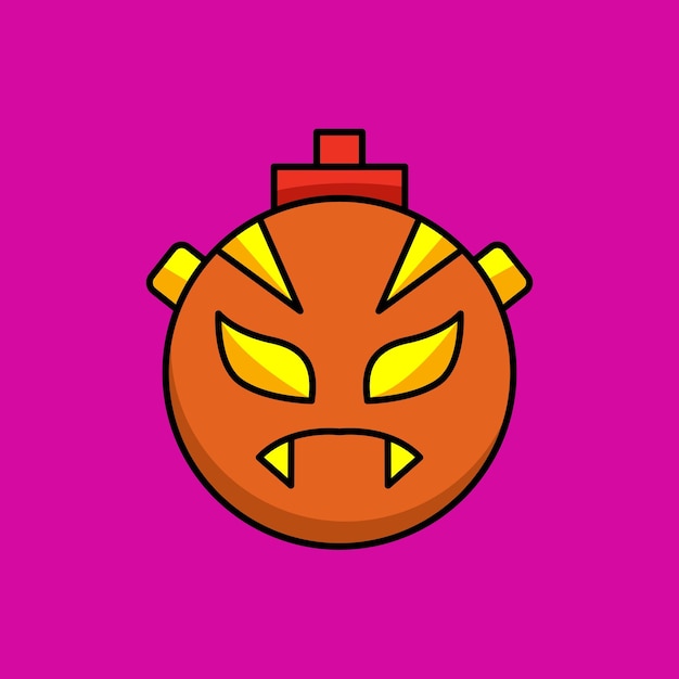 Halloween monster vector illustration