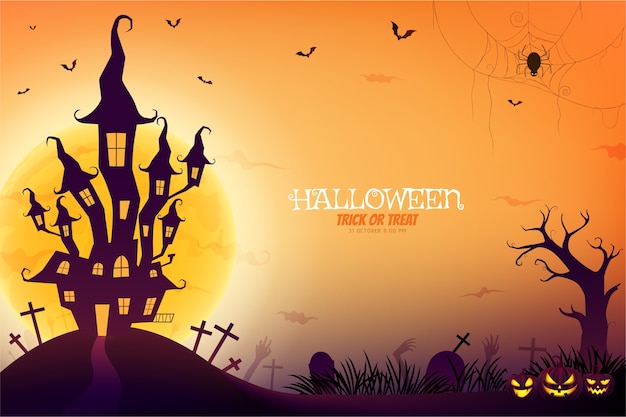 Halloween party background.