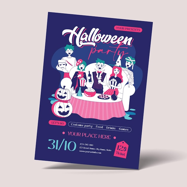 Halloween Party Flyer Template