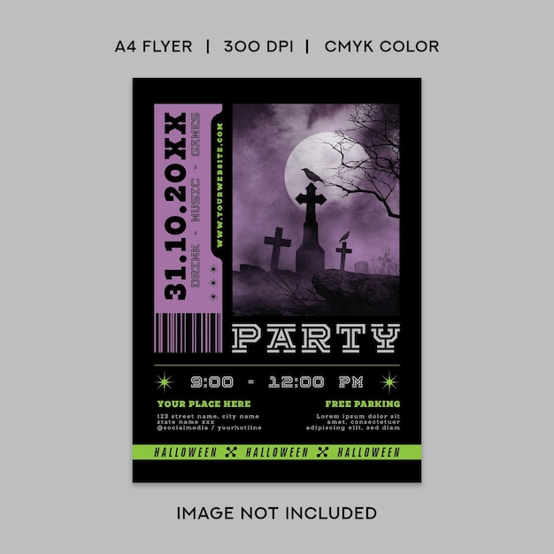 Halloween Party Flyer