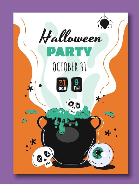 Halloween party invitation