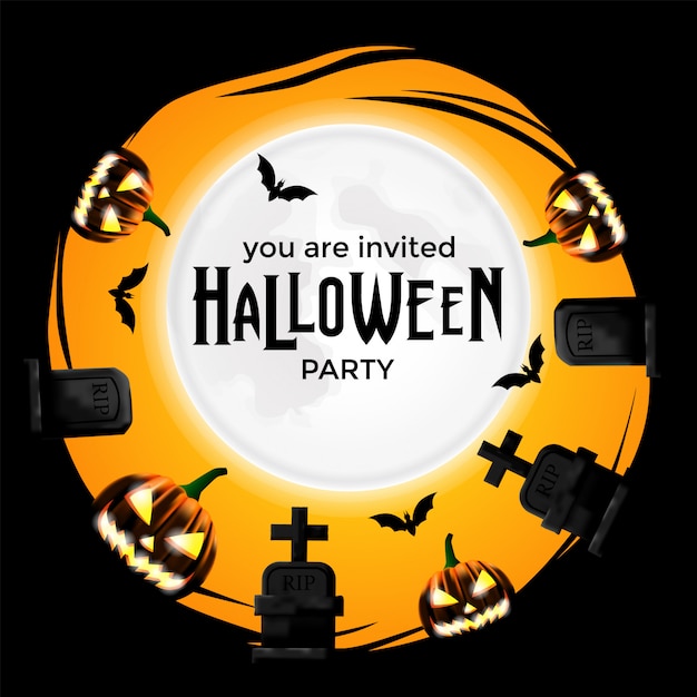 Halloween party invitation