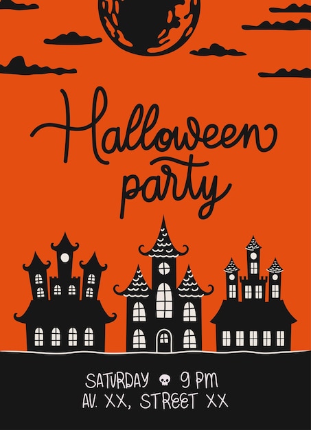 Halloween party invitation