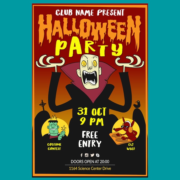 Halloween Party poster