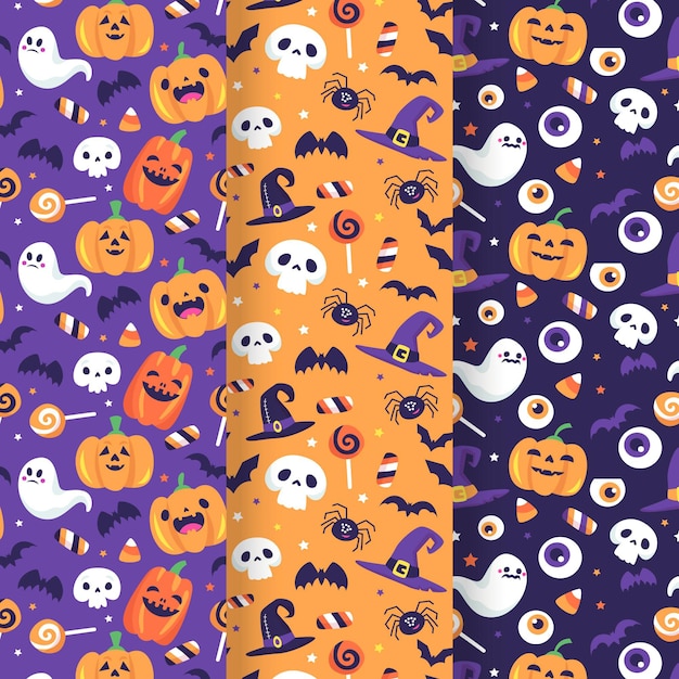 Halloween pattern draw