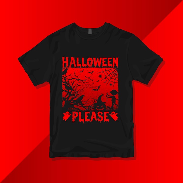 Halloween place, Premium vector, Halloween vintage T-shirt design