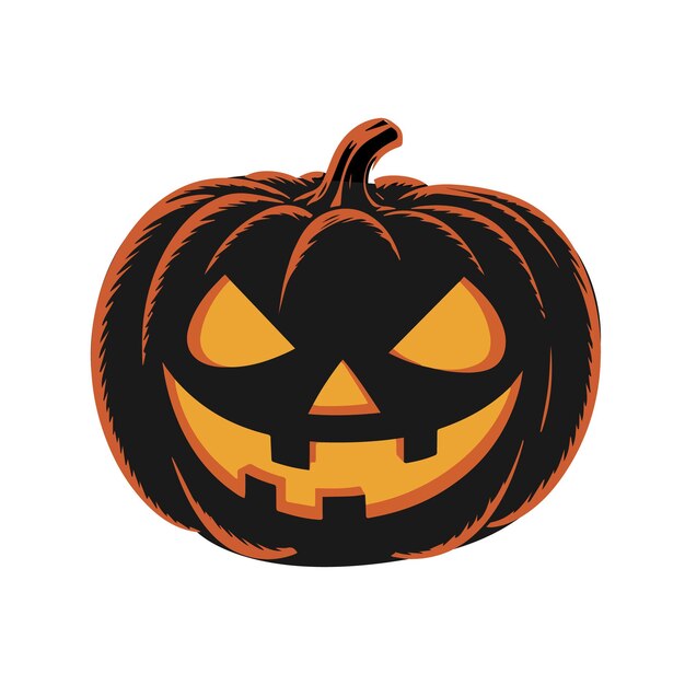 Vector halloween pumpkin clipart